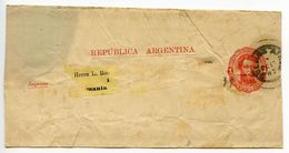 Argentina 1887 1c. Martin Wrapper Buenos Aires To Germany - Entiers Postaux