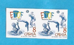 2006 6  SPORT WATER POLO TURNEN VOLLEYBALL  SRBIJA SERBIEN  OLYMPIADE JUGEND JUGOSLAVIJA JUGOSLAWIEN RRR IMPERFORATE MNH - Wasserball