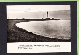 Ile De SEIN - Centrale électrique De 11 / 1966  , EDF + 1 CPA - Lire Descriptif - 2 Scans - Otros & Sin Clasificación
