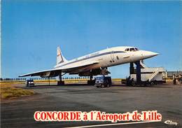 59-LILLE- CONCORDE A L'AEROPORT DE LILLE - Lille