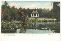 BAD OEYNHAUSEN - Aug. Freytag's Erinnerungstempel Im Kurpark - Glaser 2160 - Bad Oeynhausen