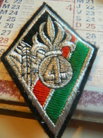 INSIGNE PATCH TISSU LEGION ETRANGERE 4 EME R E (REGIMENT ETRANGER) - Luchtmacht