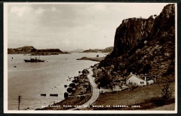 RB 1207 -  Real Photo Postcard - Ship & Gallanach Road & Sound Of Kerrera - Oban Scotland - Argyllshire