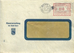 Motiv Brief  "Steuerverwaltung Stadt Bern"  (Ganzsachen Freistempel)        1931 - Stamped Stationery