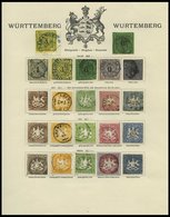 WÜRTTEMBERG O, *, Alter Sammlungsteil Württemberg Bis 1906 Mit Vielen Guten Werten, Erhaltung Etwas Unterschiedlich Mit  - Autres & Non Classés