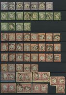 Dt. Reich O,BrfStk , Schöne Saubere Partie Brustschilde, Insgesamt 385 Werte, Erhaltung Feinst - Kabinett, Besichtigen!, - Used Stamps