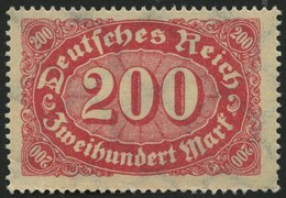 Dt. Reich 248b **, 1923, 200 M. Rotlila, Pracht, Gepr. Infla, Mi. 90.- - Gebraucht