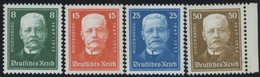 Dt. Reich 403-06 **, 1927, 80. Geburtstag, Postfrischer Prachtsatz, Mi. 120.- - Gebraucht