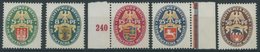 Dt. Reich 425-29 **, 1928, Nothilfe, Postfrischer Prachtsatz, Mi. 240.- - Usados