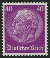 Dt. Reich 491 **, 1933, 40 Pf. Hindenburg, Wz. 2, Pracht, Mi. 300.- - Otros & Sin Clasificación