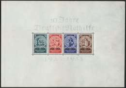 Dt. Reich Bl. 2 **, 1933, Block Nothilfe, Originalgröße, Postfrisch, Gepr. Schlegel (nur 1 Mm Höher Signiert), Mi. 6000. - Autres & Non Classés