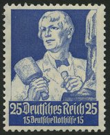 Dt. Reich 563 **, 1934, 25 Pf. Stände, Normale Zähnung, Pracht, Mi. 120.- - Other & Unclassified