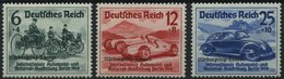 Dt. Reich 695-97 **, 1939, Nürburgring-Rennen, Normale Zähnung, Prachtsatz, Mi. 280.- - Autres & Non Classés