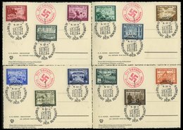 Dt. Reich 702-13 BRIEF, 1939, Kameradschaft Auf 4 Propagandakarten Am Anfang War Das Wort Mit Sonderstempel Vom Ersttag! - Otros & Sin Clasificación