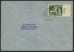Dt. Reich 817 BRIEF, 1942, 12 Pf. Goldschmiedekunst Auf Umschlag Mit Ersttags-Sonderstempel, Pracht - Autres & Non Classés