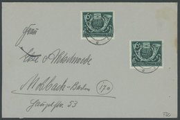 Dt. Reich 904 BRIEF, 1944, 6 Pf. Tag Der Briefmarke, 2x Als Mehrfachfrankatur Auf FDC, Feinst (etwas Fleckig) - Autres & Non Classés