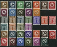 DIENSTMARKEN D 132-43,155-77 **, 1934-42, 3 Prachtsätze, Mi. 145.- - Officials