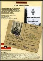SAMMLUNGEN Brief,BrfStk , 1937-45, Motivsammlung Die Hitler-Jugend, Eine Hochinteressante Dokumentation Auf 65 Seiten Au - Gebraucht