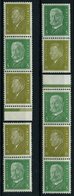 ZUSAMMENDRUCKE S 42-45 *, 1932, Reichspräsidenten, Falzreste, 4 Prachtwerte, Mi. 79.50 - Zusammendrucke