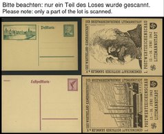 GANZSACHEN Partie Von 147 Verschiedenen Ganzsachenkarten Dt. Reich Von 1924-44, Ungebraucht Und Gebraucht, Fast Nur Prac - Otros & Sin Clasificación