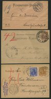 GANZSACHEN 1889-1920, 6 Verschiedene, Teils Bessere Rohrpostbelege, Meist Pracht - Autres & Non Classés