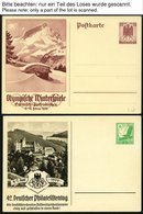 GANZSACHEN 1933-44, Partie Von 70 Verschiedenen Ungebrauchten Karten, Feinst/Pracht - Sonstige & Ohne Zuordnung