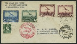 ZULEITUNGSPOST 250 BRIEF, Belgien: 1934, 2. Südamerikafahrt, Prachtbrief - Zeppeline