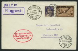 ZULEITUNGSPOST 121D BRIEF, Schweiz: 1931, Fahrt Nach Essen, Prachtbrief - Zeppelins