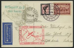 DO-X LUFTPOST 24.c. BRIEF, 30.01.1931, Bordpostaufgabe, Via Rio Nach Nordamerika, Prachtkarte - Lettres & Documents
