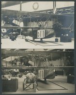 ALTE ANSICHTSKARTEN 1917, Berlin Luffahrerdank: 2 Verschiedene Fotokarten Dt. Luftkriegsbeute Ausstellung (französisches - Autres & Non Classés