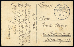 MSP VON 1914 - 1918 235 (2. Halbflottille Der Handelsschutzflottille), 15.4., Feldpost-Ansichtskarte, Pracht - Marittimi