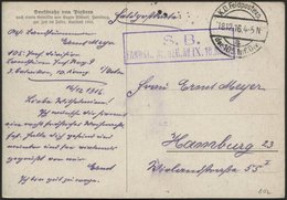 LETTLAND 802 BRIEF, K.D. FELDPOSTEXP. DER 105. INF. DIV. A, 18.12.16, Auf Farbiger Künstlerkarte (Dorfstraße Von Pirster - Latvia