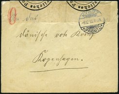 FELDPOST I.WK 1915, Brief Aus KYRITZ An Das Dänsische Rote Kreuz In Kopenhagen, Rückseitiger Violetter Zensurstempel (R4 - Usados