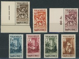 SAARGEBIET 151-57 **, 1931, Gemälde IV, Prachtsatz, Mi. 650.- - Otros & Sin Clasificación