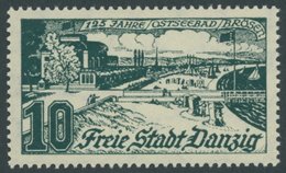 FREIE STADT DANZIG 259a **, 1935, 10 Pf. Schwarzopalgrün, Postfrisch, Pracht, Mi. 90.- - Otros & Sin Clasificación