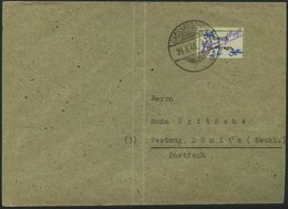 GROSSRÄSCHEN-VORLÄUFER V 18 BRIEF, 1946, 24 Auf 30 Pf. Verreist, Brief Senkrecht Gefaltet, Marke Pracht, Gepr. Zierer, M - Postes Privées & Locales