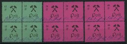 GROSSRÄSCHEN 25-27aI VB **, 1945, 12 - 40 Pf., Type I, In Viererblocks, Pracht, Mi. 760.- - Posta Privata & Locale