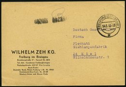 ALL. BES. GEBÜHR BEZAHLT FREIBURG (BREISGAU)1, 14.8.46, L1 Gebühr Bezahlt, Prachtkarte - Sonstige & Ohne Zuordnung