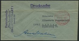 ALL. BES. GEBÜHR BEZAHLT STUTTGART 9 Gebühr Bezahlt, 17.10.47, Drucksache Feinst - Other & Unclassified