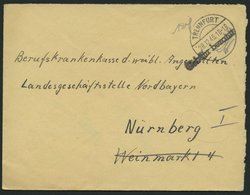 ALL. BES. GEBÜHR BEZAHLT TRENNFURT, 28.12.45, L1 Gebühr Bezahlt, Brief Feinst - Other & Unclassified