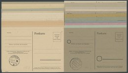 ALL. BES. AUFBRAUCHAUSGABEN 1945, 27 Meist Verschiedene Ungebrauchte Aufbrauchsausgaben Der Britischen Zone, Aus P 698-7 - Altri & Non Classificati