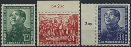 DDR 286-88 **, 1951, Chinesen, Prachtsatz, Mi. 300.- - Gebraucht