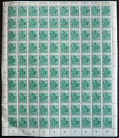 DDR 415XI **, 1953, 25 Pf. Fünfjahresplan, Wz. 2, Im Bogen (100) Mit Druckvermerk 6, Postfrisch, Pracht, Mi. 530.- - Used Stamps