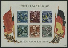 DDR Bl. 13 **, 1955, Block Engels, Pracht, Mi. 80.- - Usados