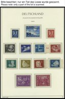 SAMMLUNGEN **, 1949-1990, Komplette Postfrische Sammlung DDR In 3 Leuchtturm Falzlosalben, Prachterhaltung - Sammlungen