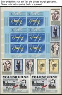 SAMMLUNGEN **,o , Bis Auf 2-3 Werte Komplette Sammlung DDR Von 1988-90, Fast Immer Postfrisch Und Gestempelt Gesammelt - Sammlungen