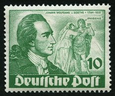 BERLIN 61 **, 1949, 10 Pf. Goethe, Pracht, Gepr. Schlegel, Mi. 140.- - Other & Unclassified