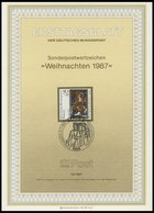 ERSTTAGSBLÄTTER 772-97 BrfStk, 1987, Kompletter Jahrgang, ETB 1 - 13/87, Pracht - Otros & Sin Clasificación