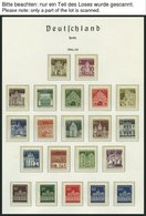SAMMLUNGEN **, 1961-76, Sammlungsteil Auf Leuchtturm Falzlosseiten, In Den Hauptnummern Komplett, Prachterhaltung - Collections
