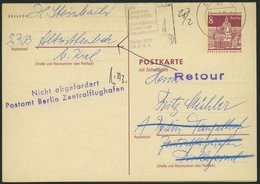 GANZSACHEN P 78 BRIEF, 1969, 8/8 Pf. Bauten, 6 Anschriftlinien, Mit Violettem Retour-Stempel Und Nicht Abgefordert Posta - Sammlungen